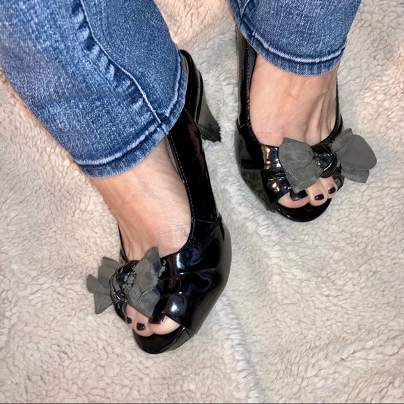 GNW black kitten heels size 6 - Picture 3 of 8